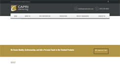 Desktop Screenshot of capricontractors.com